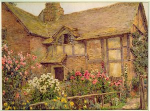 Um jardim Cottage em Cholstry